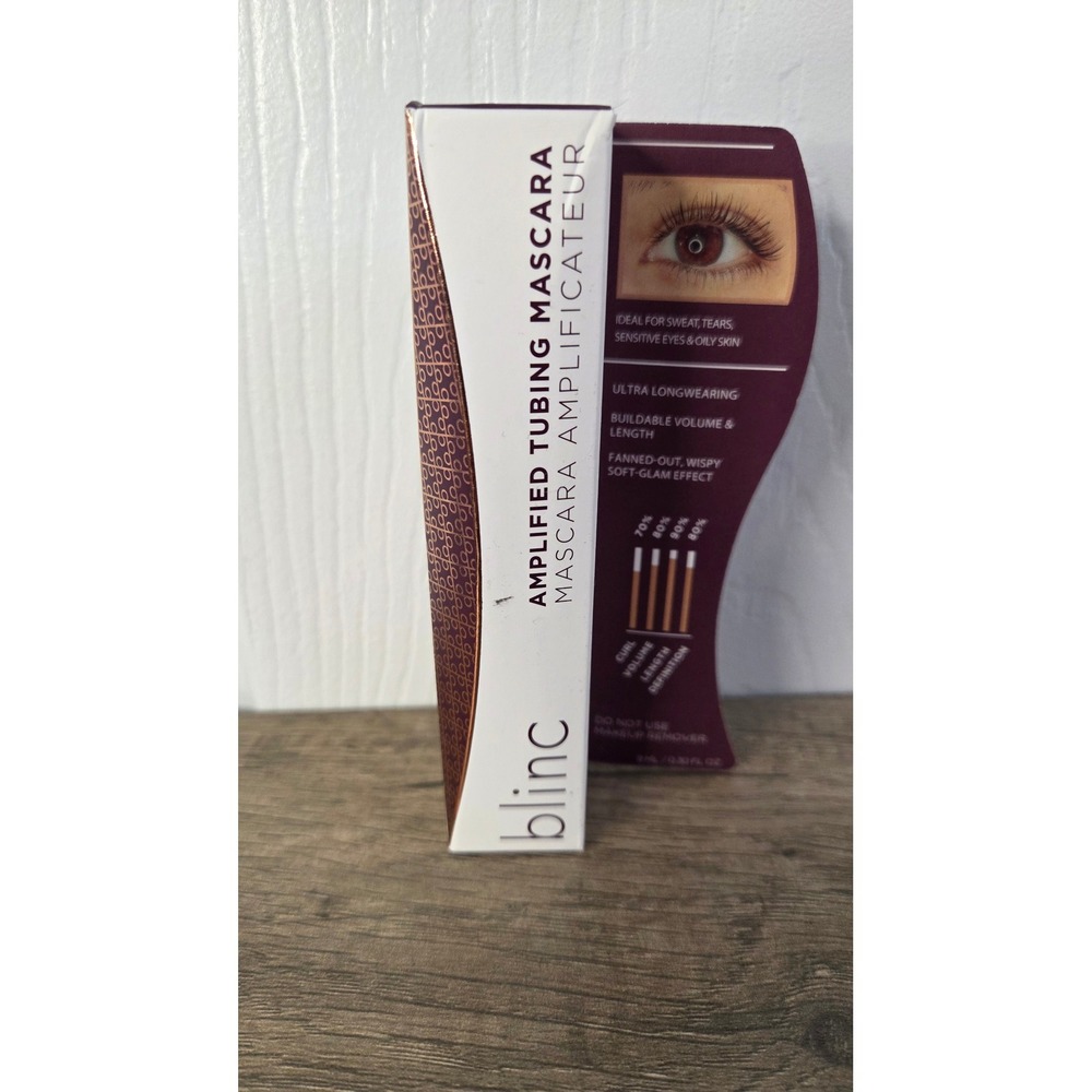 Blinc Amplified Tubing Mascara Black Noir Volumizing Lengthening New in Box
